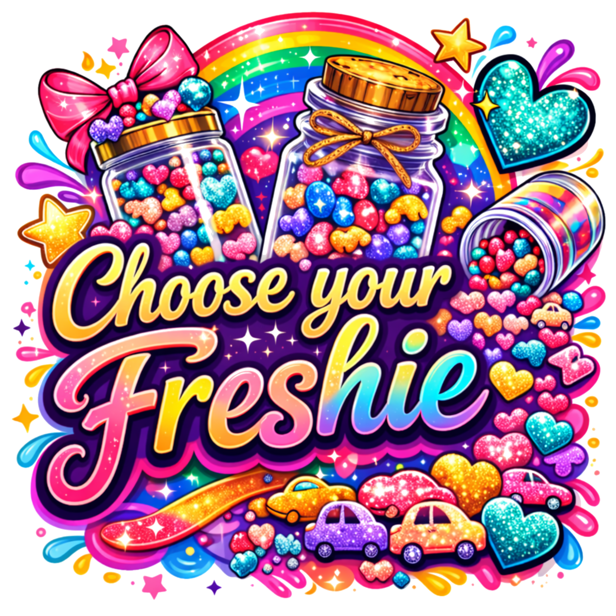 🌈 STEP ONE: Choose Your Freshie!
The first step to freshie perfection!!