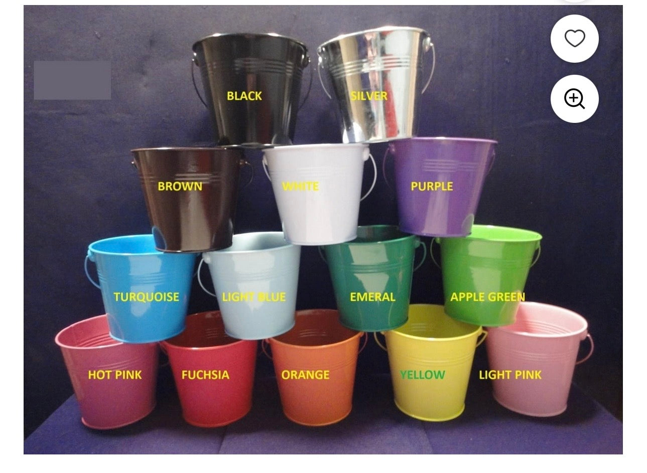 PREORDER METAL BUCKETS