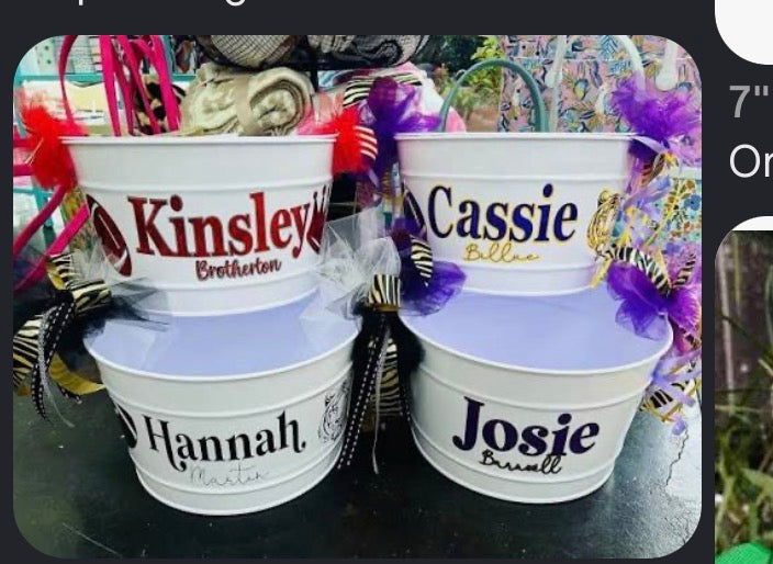 PREORDER METAL BUCKETS