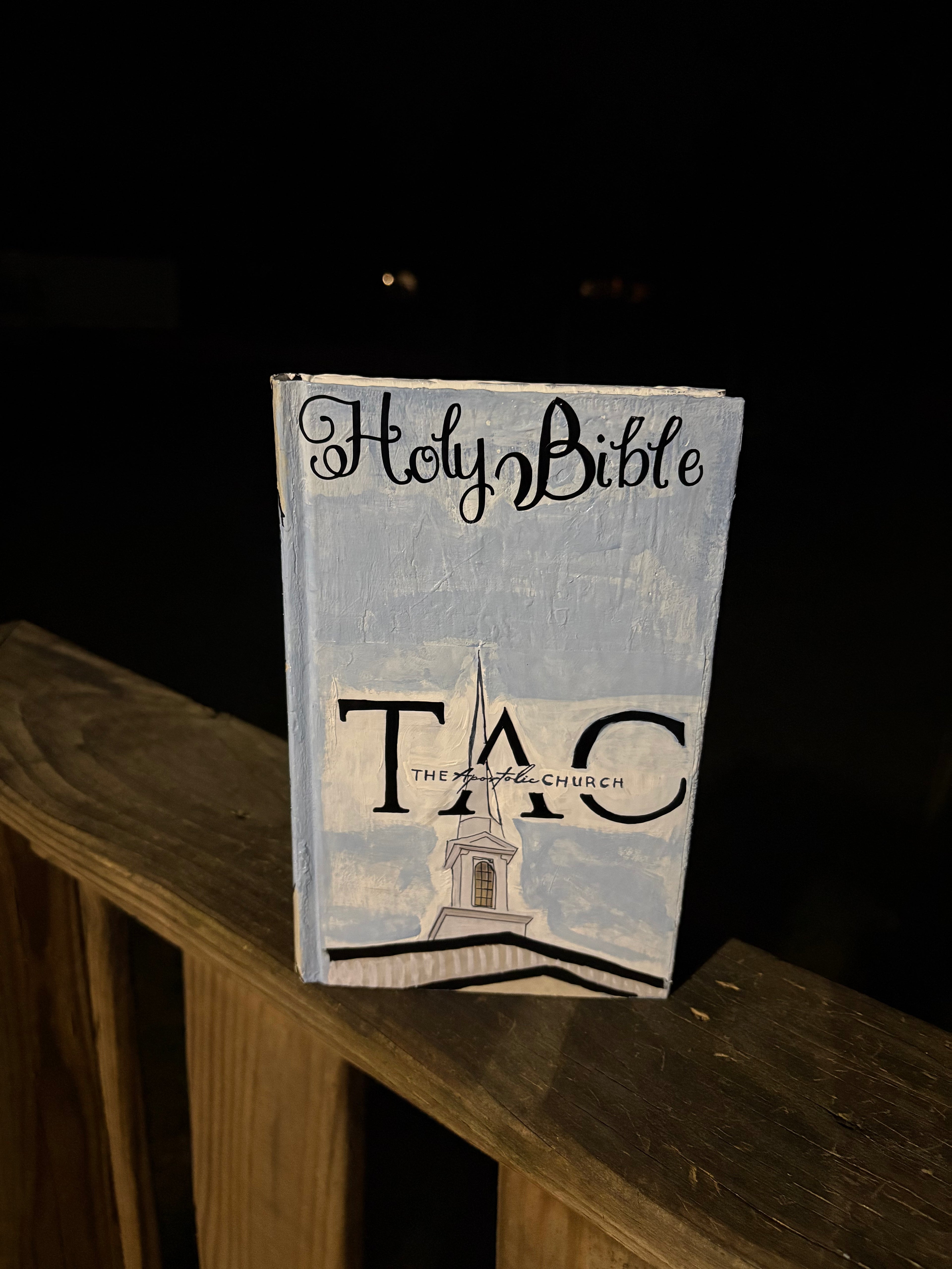 Hand painted custom bibles